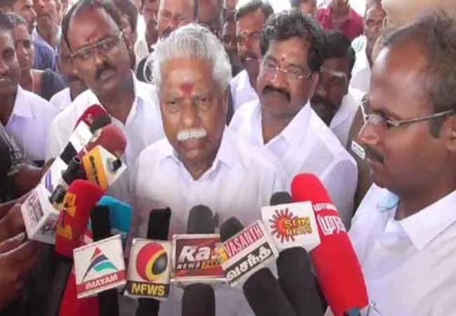 minister duraikannu admit at hospital 